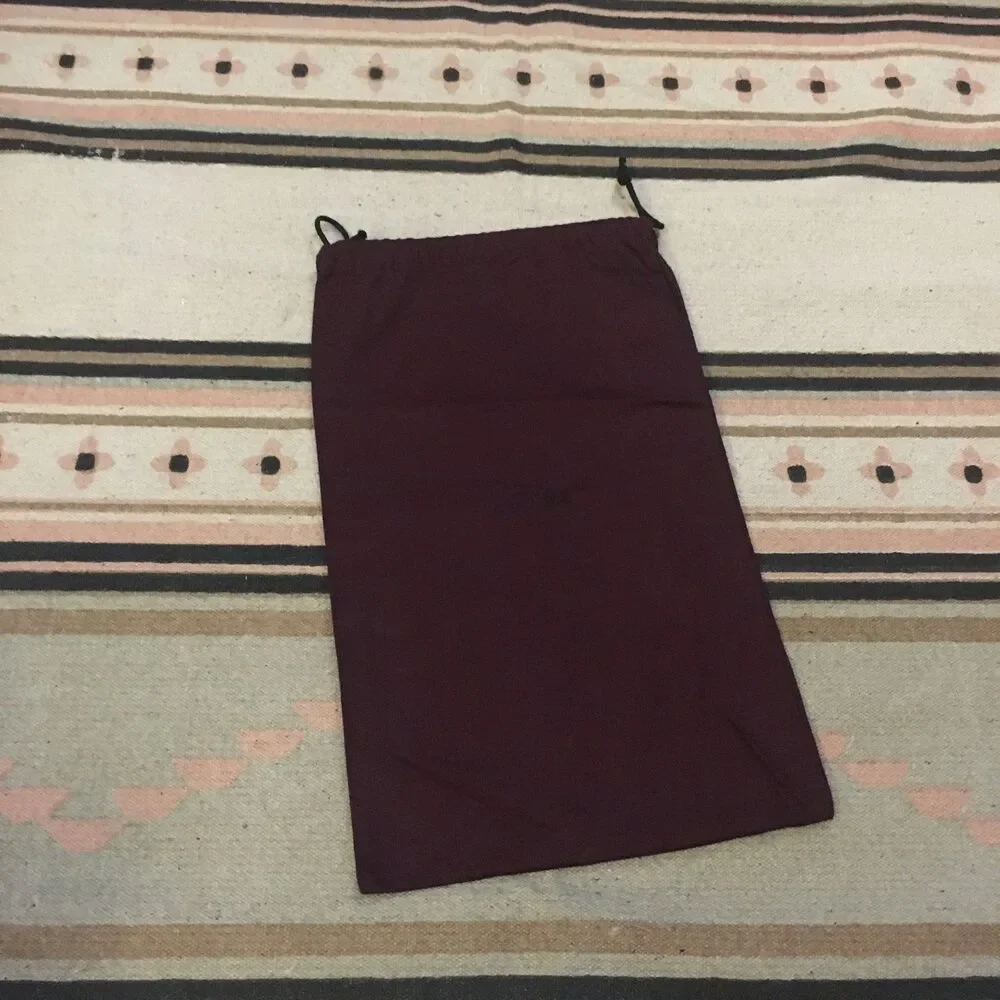 John Lobb Plum Drawstring Dustbag 15” x 9”